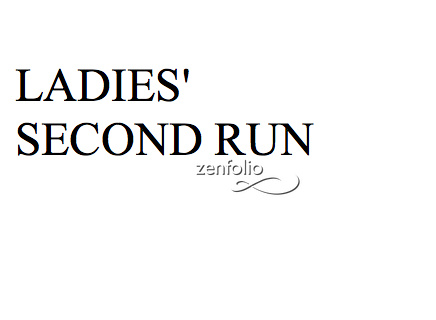 ladies' second run