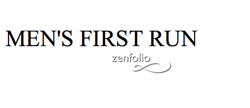 men's first run